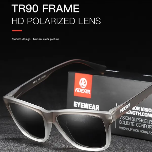 KDEAM Lead 4 slnečné okuliare, Black / Red (GKD018C04)