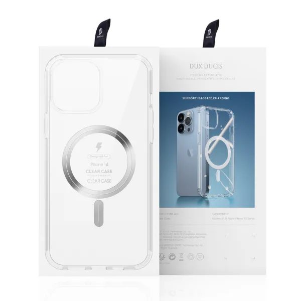 Dux Ducis Clin MagSafe kryt na iPhone 14, priesvitný