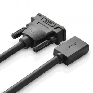 Ugreen 20118 adaptér DVI - HDMI, čierny (20118)