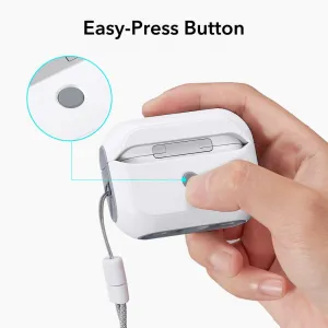 ESR Orbit Halolock MagSafe puzdro na Apple Airpods Pro 1 / 2, biele