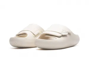 Crocs Mellow Luxe Recovery Slide "Marshmallow" (209413-STUCCO)