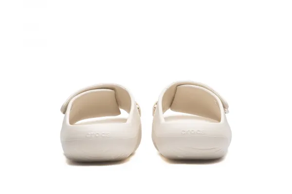 Crocs Mellow Luxe Recovery Slide "Marshmallow" (209413-STUCCO)