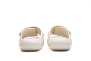 Crocs Mellow Luxe Recovery Slide "Marshmallow" (209413-STUCCO)