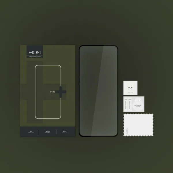 HOFI Glass Pro Full Screen ochranné sklo na Xiaomi Redmi 12, čierne