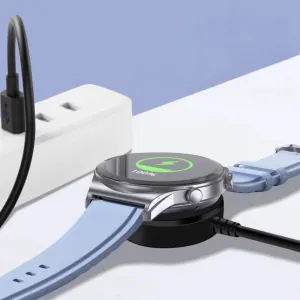 Tech-Protect MC03 Ultraboost Magnetický nabíjací kábel USB-C pre Samsung Galaxy Watch, 1 m, čierny