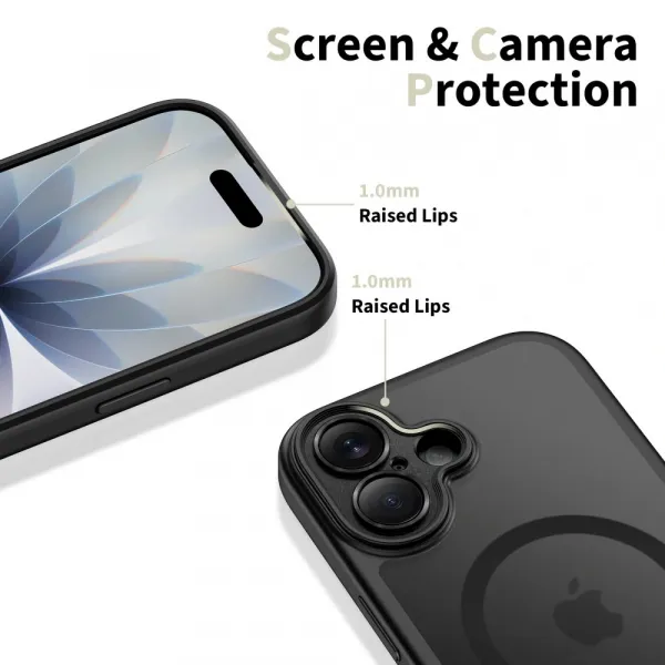 Tech-Protect MagPeak MagSafe CC kryt na iPhone 17, čierny