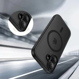 Tech-Protect MagPeak MagSafe CC kryt na iPhone 17, čierny
