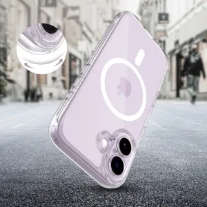 Tech-Protect MagPeak MagSafe CC kryt na iPhone 17, priesvitný