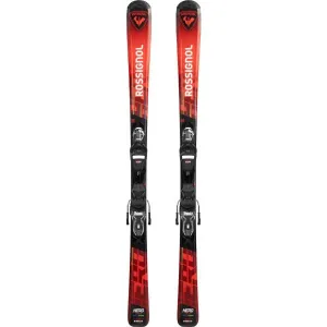 Rossignol HERO JR 130-150 XPRESS JR + XPRESS 7 GW Juniorské zjazdové lyže, červená, veľkosť