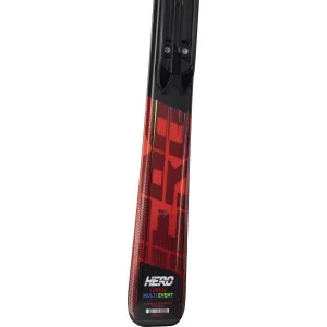 Rossignol HERO JR 130-150 XPRESS JR + XPRESS 7 GW Juniorské zjazdové lyže, červená, veľkosť