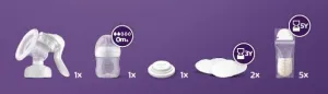 Philips AVENT Odsávačka materského mlieka manuálna SCF430/20