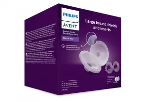 Philips Avent Hands-Free Premium Plus SCF552/11 nadstavce na bradavky 4 ks