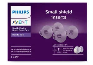 Philips Avent Hands-Free Premium Plus SCF554/11 nadstavce na bradavky 15mm/17mm 4 ks
