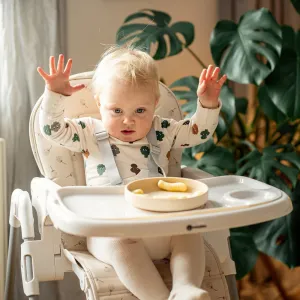 PETITE&MARS Poťah sedadla a podnos k detskej stoličke Gusto Pastel Beige