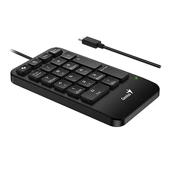 GENIUS Numerická klávesnice NumPad 125, Drátová USB-C, černá