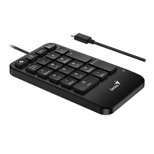 GENIUS Numerická klávesnice NumPad 125, Drátová USB-C, černá