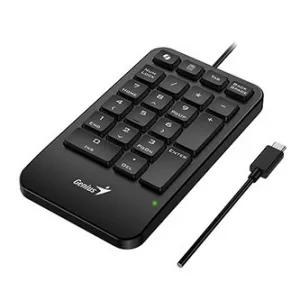 GENIUS Numerická klávesnice NumPad 125, Drátová USB-C, černá