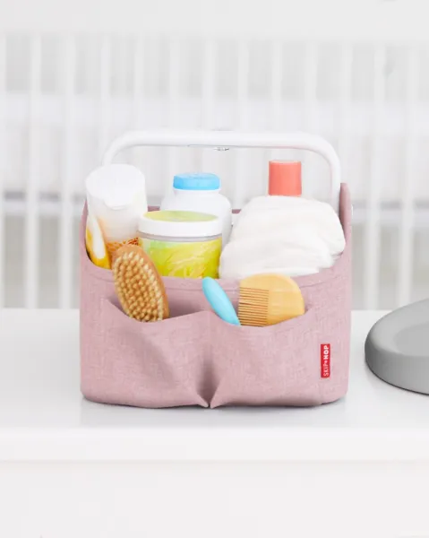 SKIP HOP Organizér s osvetlením na hygienické potreby Pink