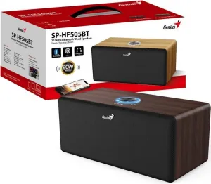 Genius reproduktory SP-HF505BT, 20W, hnědé, dřevěné