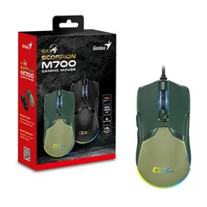GENIUS Herní myš Scorpion M700, USB, RGB, zelená