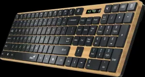 GENIUS Klávesnice Slimstar 7250BT, membránová, bezdrátová, béžová-černá