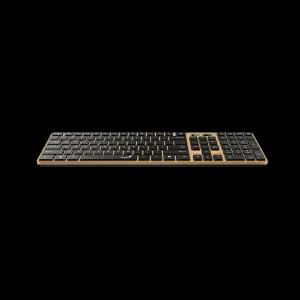 GENIUS Klávesnice Slimstar 7250BT, membránová, bezdrátová, béžová-černá