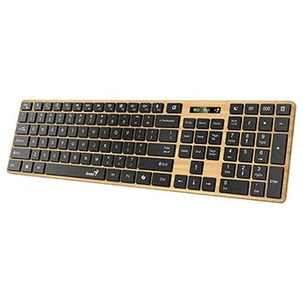 GENIUS Klávesnice Slimstar 7250BT, membránová, bezdrátová, béžová-černá