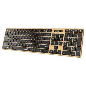 GENIUS Klávesnice Slimstar 7250BT, membránová, bezdrátová, béžová-černá