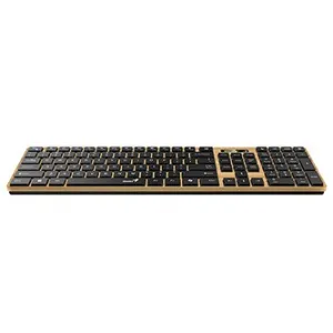 GENIUS Klávesnice Slimstar 7250BT, membránová, bezdrátová, béžová-černá