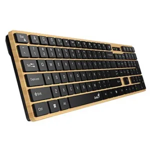 GENIUS Klávesnice Slimstar 7250BT, membránová, bezdrátová, béžová-černá