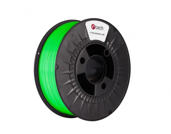 C-TECH Tisková struna (filament) ESSENTIAL LINE, PLA, zelená, 1,75mm, 1kg