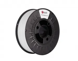 C-TECH Tisková struna (filament) ESSENTIAL LINE, PETG, bílá, 1,75mm, 1kg