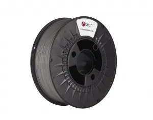 C-TECH Tisková struna (filament) ESSENTIAL LINE, PLA, šedá, 1,75mm, 1kg