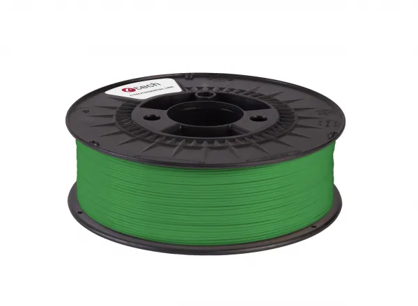 C-TECH Tisková struna (filament) ESSENTIAL LINE, PETG, zelená, 1,75mm, 1kg