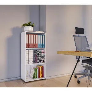 Regál na šanóny Ulas š: 49 cm, biely