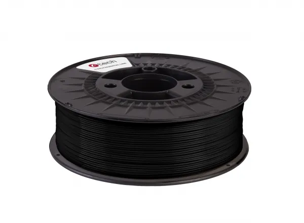 C-TECH Tisková struna (filament) ESSENTIAL LINE, PETG, černá, 1,75mm, 1kg