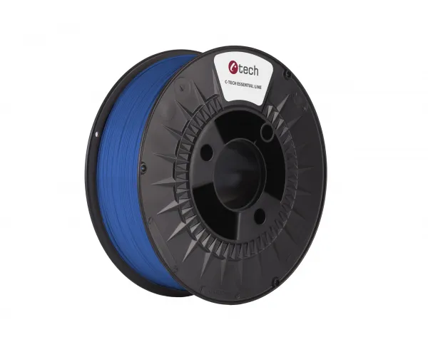 C-TECH Tisková struna (filament) ESSENTIAL LINE, PETG, modrá, 1,75mm, 1kg