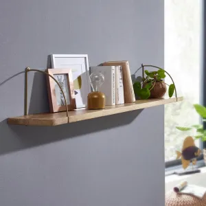Nástenná polica masív mango š: 100cm
