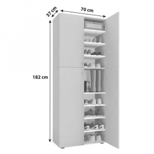 Skrinka na topánky LONA XXL š: 70cm buk