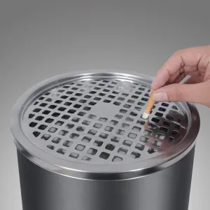 SONGMICS Vonkajší popolník ROY 30 L čierny