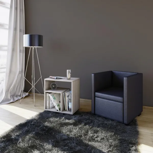 Prístavný stolík ZEITO šírka 50cm dub