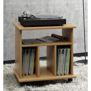Regál na gramofónové platne Rental šírka 60cm buk