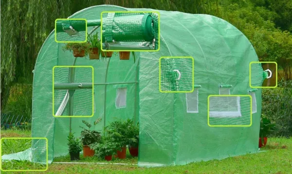 Domtextilu Záhradný fóliovník 2 m x 3 m 40740