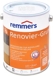 REMMERS RENOVIER-GRUND - Renovačný základ na drevo REM - fichte 2,5 L