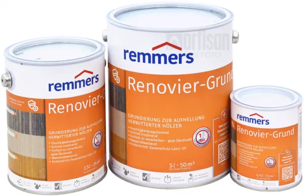 REMMERS RENOVIER-GRUND - Renovačný základ na drevo REM - fichte 2,5 L