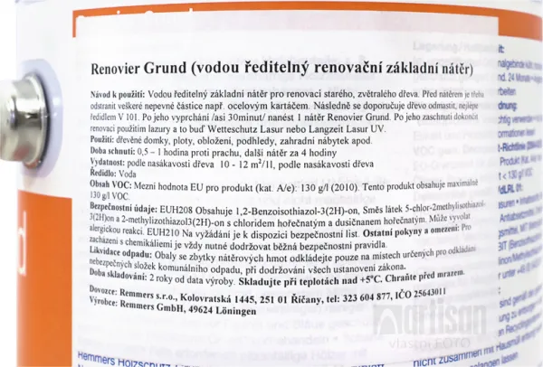 REMMERS RENOVIER-GRUND - Renovačný základ na drevo REM - fichte 2,5 L