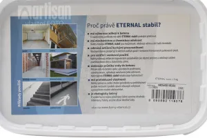 AUSTIS ETERNAL STABIL - Farba na betónové podlahy (01 - biela, 2,5 kg)