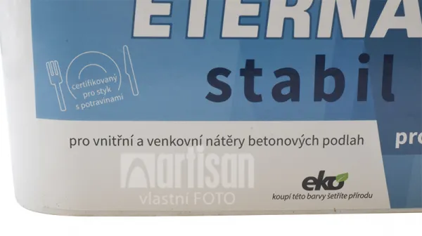AUSTIS ETERNAL STABIL - Farba na betónové podlahy (01 - biela, 2,5 kg)