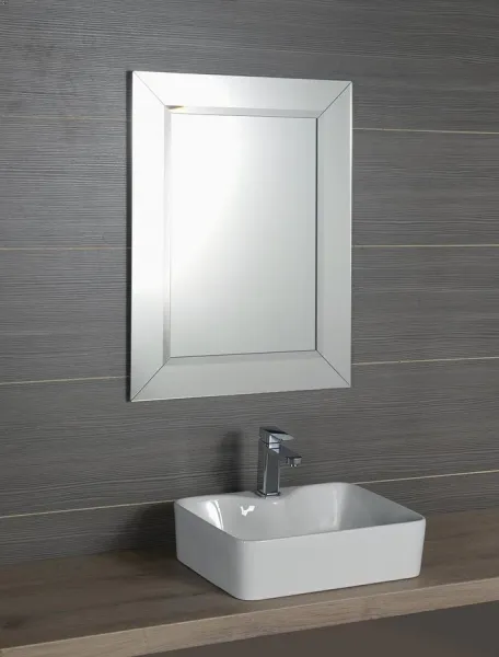 ARAK zrkadlo s lištami a fazetou 60x80cm AR060