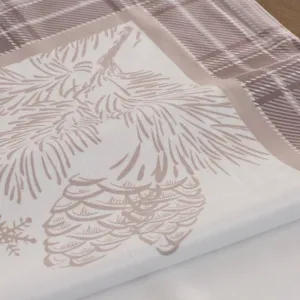 Obrus HOLLY 03 - biely / béžovy